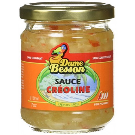Sauce créoline FORTE 210g Dame Besson